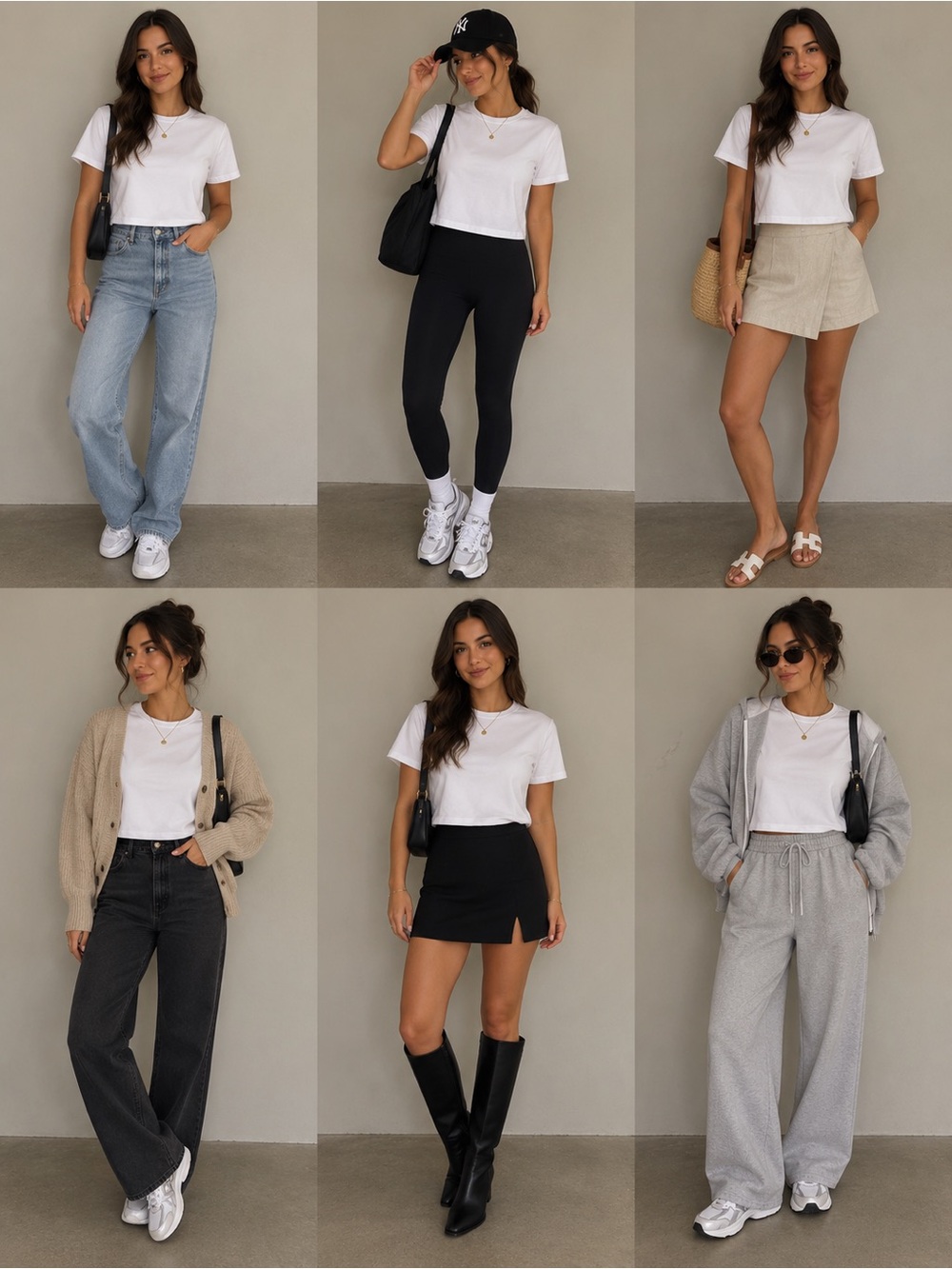 White Crop Top